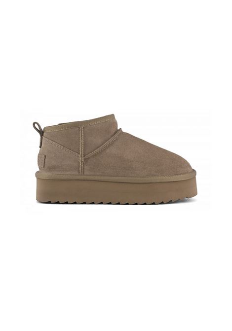 STIVALETTO PLATFORM IN SUEDE COLORS OF CALIFORNIA | Boot | YWPLA01TAUPE