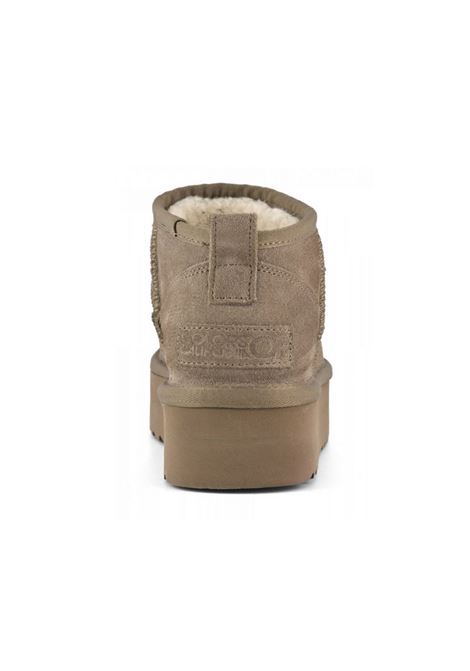 STIVALETTO PLATFORM IN SUEDE COLORS OF CALIFORNIA | Boot | YWPLA01TAUPE