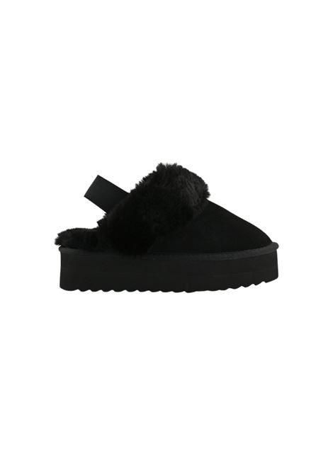 CIABATTA PLATFORM IN SUEDE COLORS OF CALIFORNIA | Boot | YWPLA07BLACK
