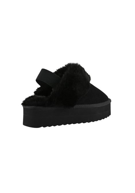 CIABATTA PLATFORM IN SUEDE COLORS OF CALIFORNIA | Boot | YWPLA07BLACK
