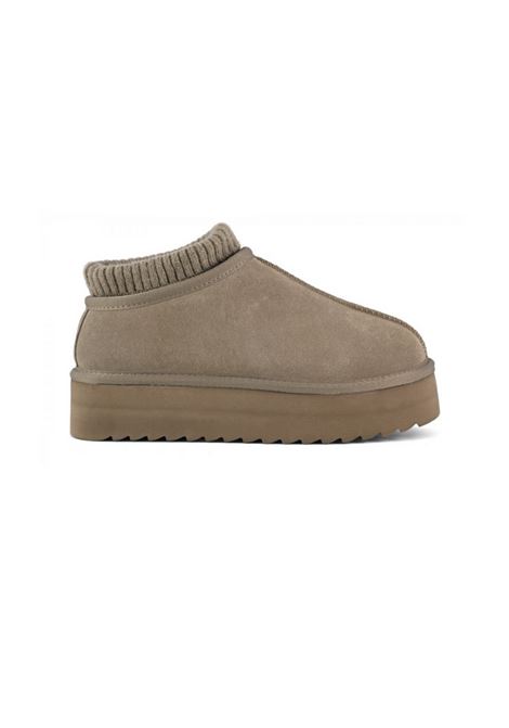 STIVALETTO PLATFORM IN SUEDE COLORS OF CALIFORNIA | Boot | YWPLA09TAUPE