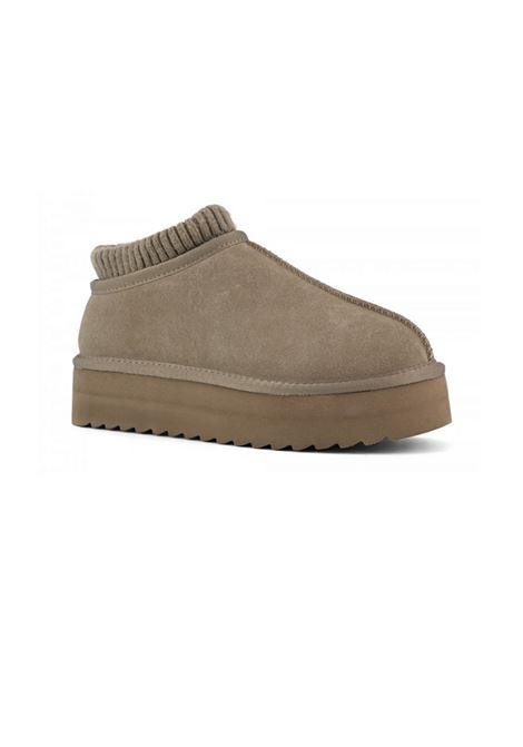 STIVALETTO PLATFORM IN SUEDE COLORS OF CALIFORNIA | Boot | YWPLA09TAUPE