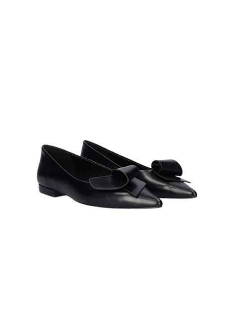 BALLERINA IN PELLE EXE' | Ballerina | LYNDA952BLACKKL581501PU
