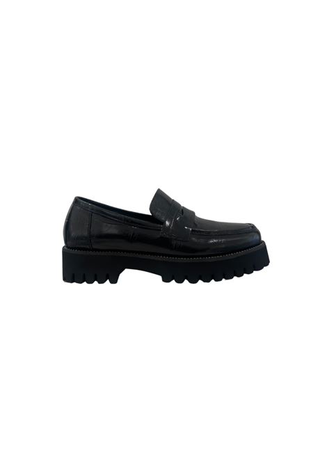 MOCASSINO IN PELLE EXE' | Mocassino | PB6252H1527BLACKCROCO