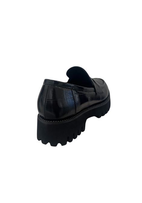 MOCASSINO IN PELLE EXE' | Mocassino | PB6252H1527BLACKCROCO