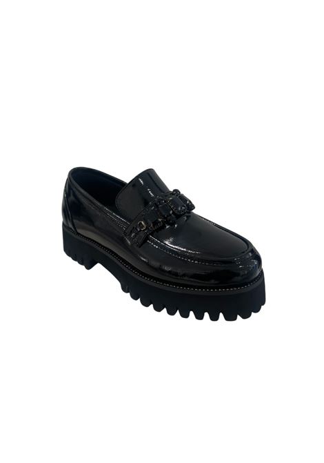 MOCASSINO IN VERNICE EXE' | Mocassino | PB6252H1796BLACKWRINKLEPATENT