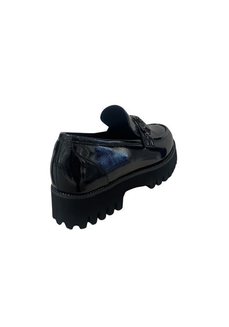 MOCASSINO IN VERNICE EXE' | Mocassino | PB6252H1796BLACKWRINKLEPATENT
