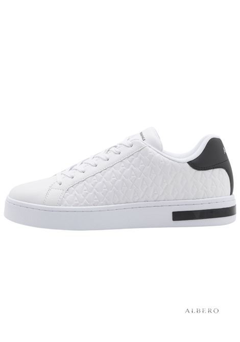 SNEAKERS CON LOGO AX ARMANI EXCHANGE | Sneakers | XM000140AF11916M0028OPTICWHITEBLACK