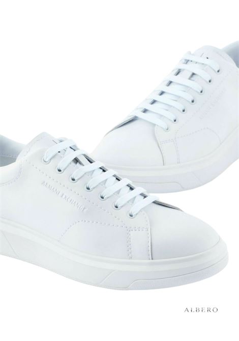 SNEAKERS IN PELLE AX ARMANI EXCHANGE | Sneakers | XM000141AF11912U0002BRILLIANTWHITE