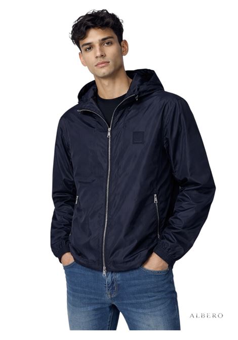 GIUBBINO LEGGERO CON LOGO AX ARMANI EXCHANGE | Giubbino | XM000342AF12285UB101DEEPNAVY