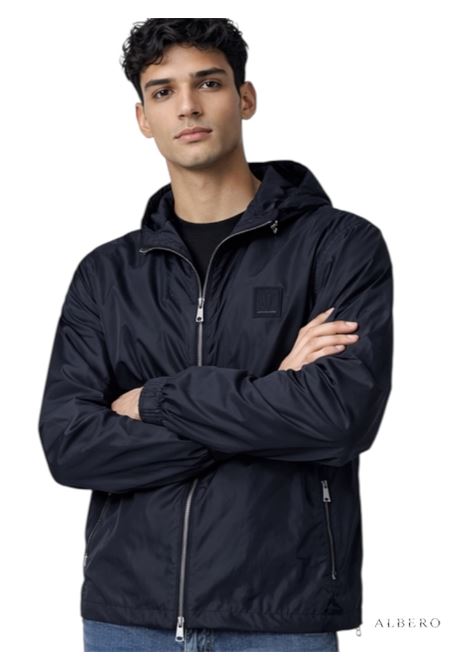 GIUBBINO LEGGERO CON LOGO AX ARMANI EXCHANGE | Giubbino | XM000342AF12285UB101DEEPNAVY