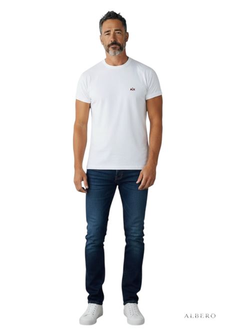 T-SHIRT CON LOGO AX ARMANI EXCHANGE | T-shirt | XM001568AF10358U1074CREAM