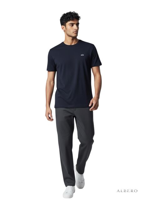 T-SHIRT CON LOGO AX ARMANI EXCHANGE | T-shirt | XM001568AF10358UB101DEEPNAVY