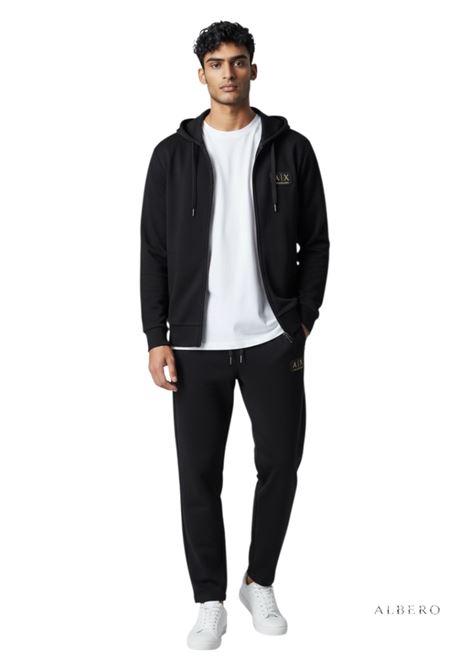 PANTALONE CON LOGO AX ARMANI EXCHANGE | Pantalone | XM001774AF19936UC001BLACK