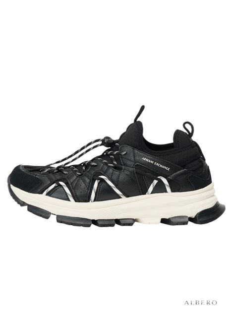 SNEAKERS CON STRINGHE AX ARMANI EXCHANGE | Sneakers | XM002196AF21423UC001BLACK