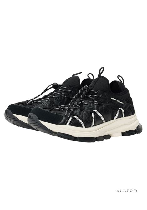 SNEAKERS CON STRINGHE AX ARMANI EXCHANGE | Sneakers | XM002196AF21423UC001BLACK