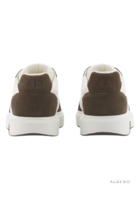 SNEAKERS IN PELLE E SUEDE AX ARMANI EXCHANGE | Sneakers | XM002204AF21442MZ441MUSKOFFWHITE