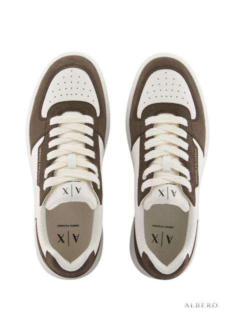 SNEAKERS IN PELLE E SUEDE AX ARMANI EXCHANGE | Sneakers | XM002204AF21442MZ441MUSKOFFWHITE