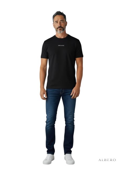 T-SHIRT CON LOGO AX ARMANI EXCHANGE | T-shirt | XM002471AF10356UB101DEEPNAVY
