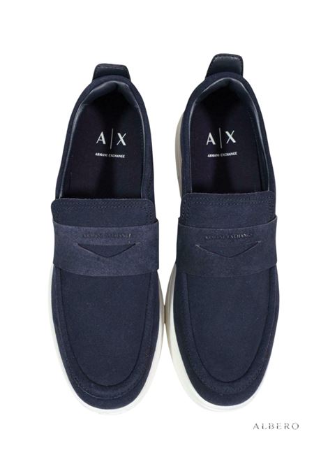 MOCASSINO IN SUEDE AX ARMANI EXCHANGE | Mocassino | XM002632AF19687ZB004DEEPNAVY