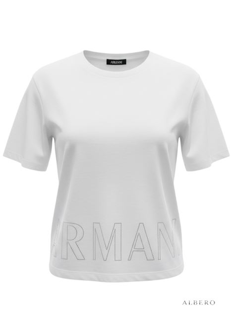 T-SHIRT CON LOGO AX ARMANI EXCHANGE | T-shirt | XW001709AF17172U0002OPTICWHITE