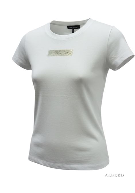 T-SHIRT CON LOGO AX ARMANI EXCHANGE | T-shirt | XW002327AF10358U0002OPTICWHITE