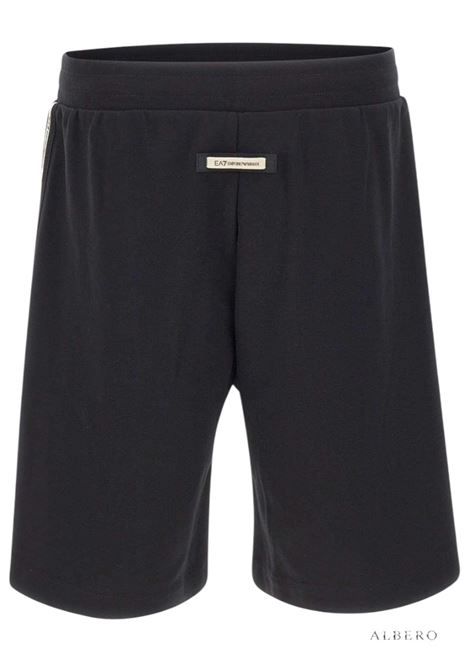 BERMUDA CON TAPE LOGO E.A. 7 | Bermuda | 7M001481AF12660UC001BLACK