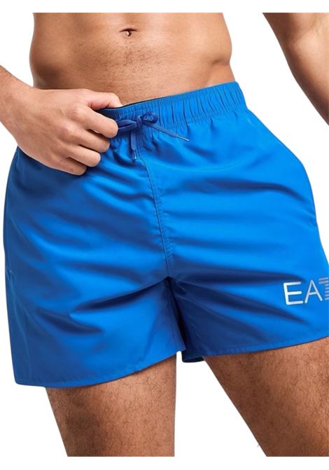 COSTUME CON LOGO E.A. 7 | Boxer mare | 7M001677AF13019MB015TURKISHSEASILVER