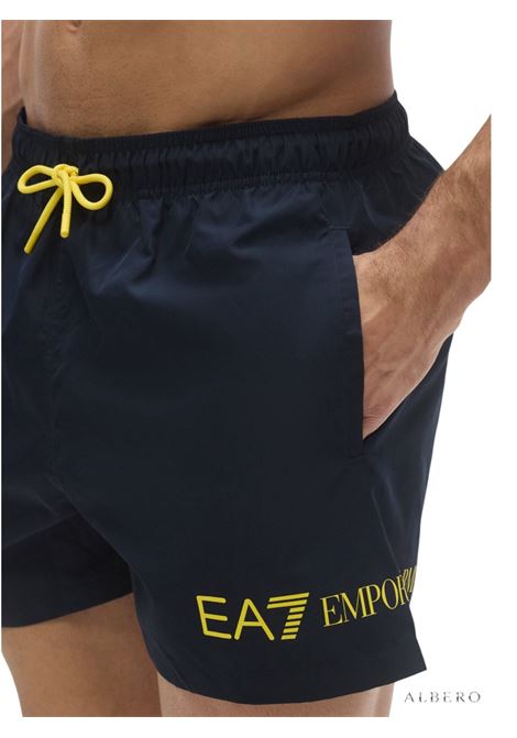 COSTUME CON LOGO E.A. 7 | Boxer mare | 7M002000AF13049MB554ARMANIBLUECYBER