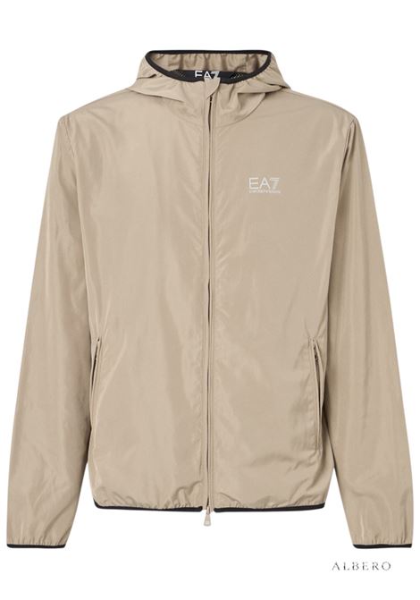 BOMBER CON CAPPUCCIO E.A. 7 | Giubbino | 8NPB22PNGRZU6167ROASTEDCASHEW