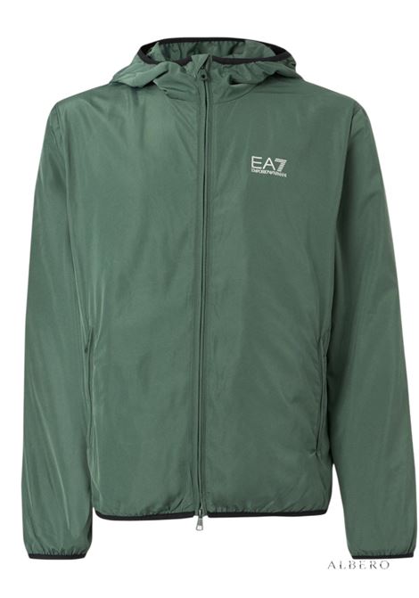 BOMBER CON CAPPUCCIO E.A. 7 | Giubbino | 8NPB22PNGRZU7260CILANTRO
