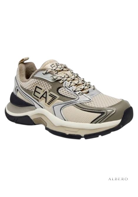 SNEAKERS CON LOGO E.A. 7 | Sneakers | X8X249XK446MZ613FOGROASTEDCASHEHEW