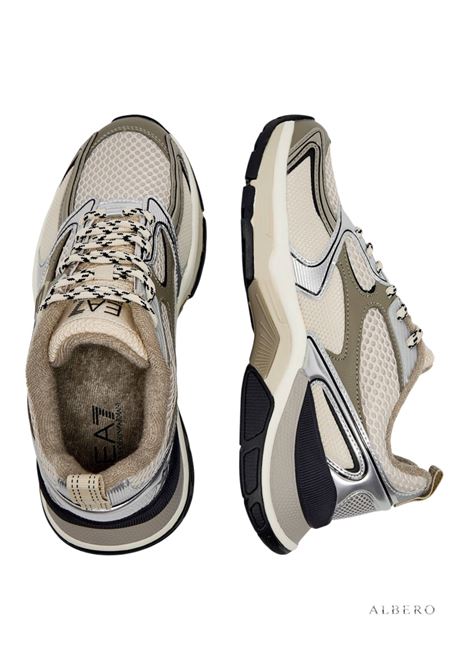 SNEAKERS CON LOGO E.A. 7 | Sneakers | X8X249XK446MZ613FOGROASTEDCASHEHEW