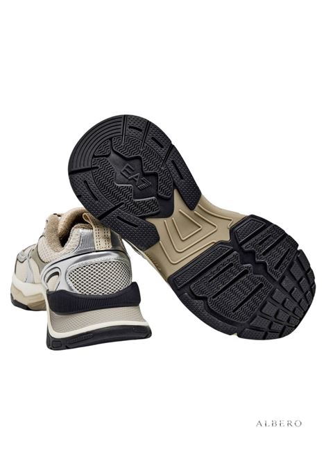 SNEAKERS CON LOGO E.A. 7 | Sneakers | X8X249XK446MZ613FOGROASTEDCASHEHEW