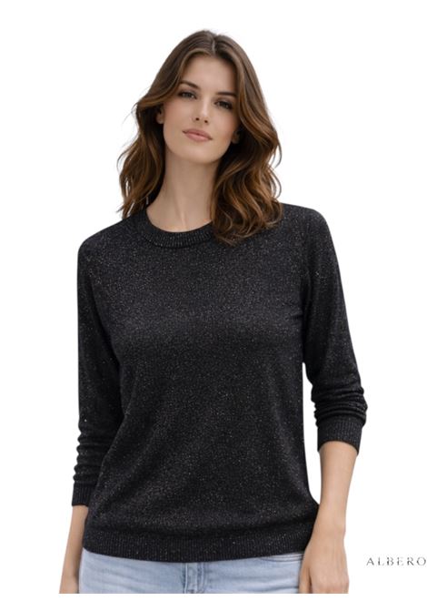 MAGLIA LUREX JADA SIMON | Maglia | FB76720NERO