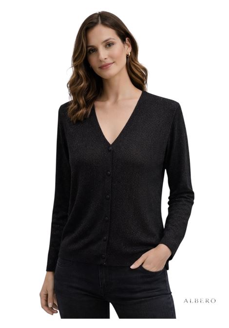 CARDIGAN LUREX JADA SIMON | Cardigan | JK266NERO
