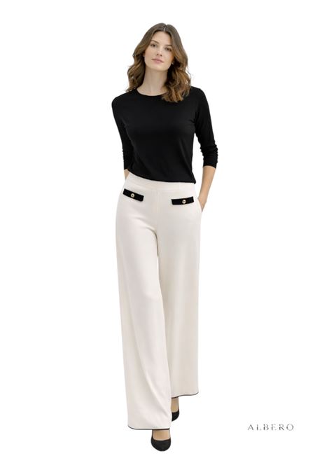 PANTALONE IN MAGLIA JADA SIMON | Pantalone | PB76956PPANNA
