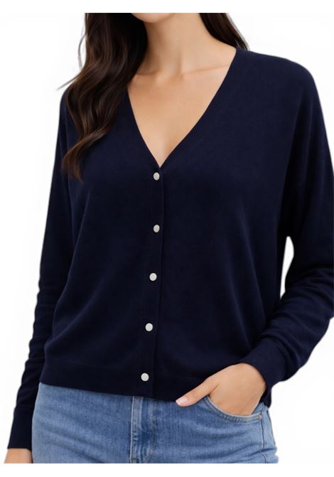 CARDIGAN IN MAGLIA LEGGERA JADA SIMON | Cardigan | PQ76983BLU