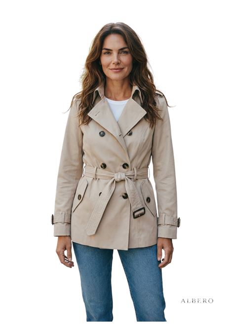 TRENCH CORTO JADA SIMON | Trench | T52716BEIGE