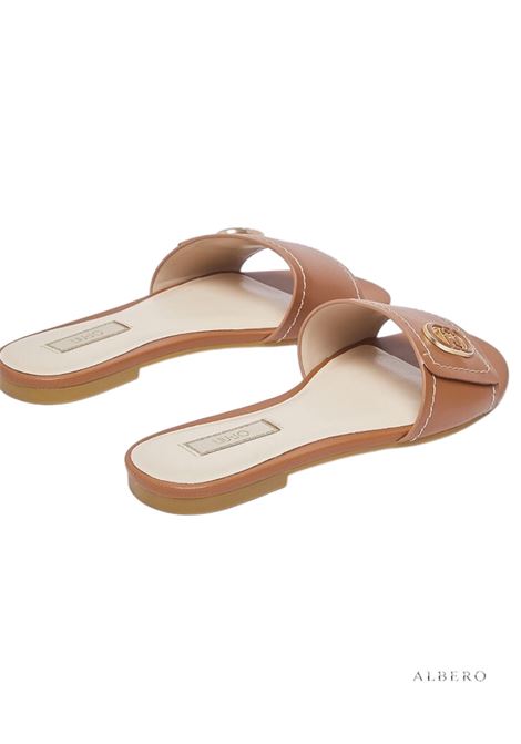 CIABATTA SANDY LIU JO DRESS SHOES | Ciabatta | SA6127P0102S3804SADDLE