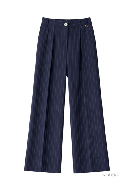 PANTALONE PALAZZO MONDE | Pantalone | VANZRIGATO562689BLU