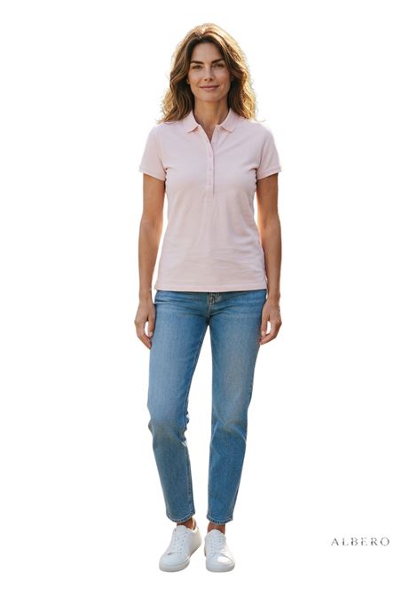 POLO CON LOGO SUN68 | Polo | A3620104ROSA