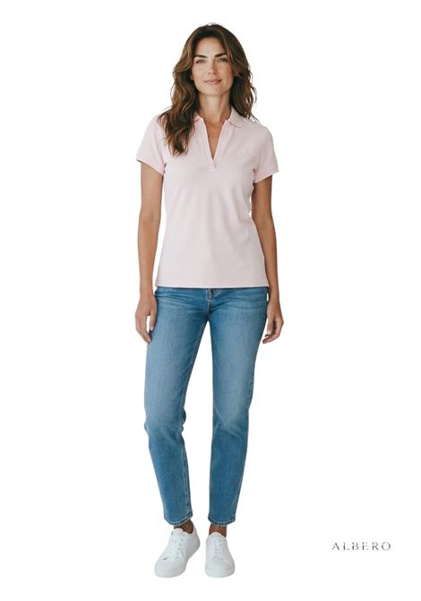 POLO CON LOGO SUN68 | Polo | A3620204ROSA