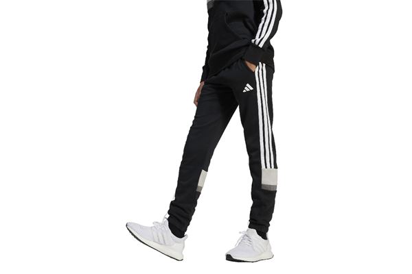 Pantaloni Adidas Seasonal Essentials Tiberio 3-Stripes Fleece Junior ADIDAS | Pantaloni | JC7486-