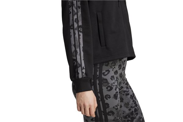 Felpa con cappuccio a 3 strisce in French Terry Adidas donna ADIDAS | Felpe | JM1862-