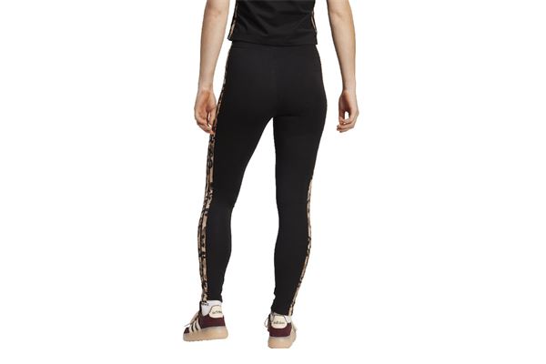 Leggings Adidas a vita alta con stampa animalier 3 Stripes ADIDAS | Leggings | JM1864-
