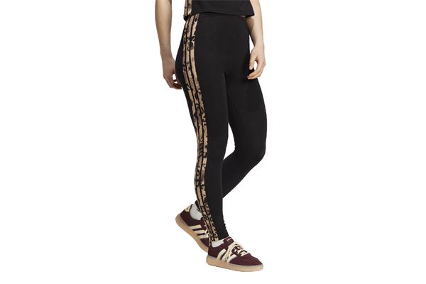 Leggings Adidas a vita alta con stampa animalier 3 Stripes ADIDAS | Leggings | JM1864-