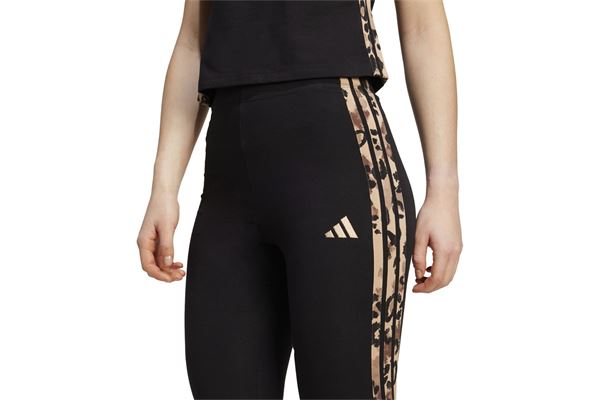 Leggings Adidas a vita alta con stampa animalier 3 Stripes ADIDAS | Leggings | JM1864-
