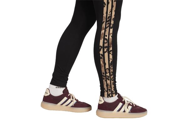 Leggings Adidas a vita alta con stampa animalier 3 Stripes ADIDAS | Leggings | JM1864-
