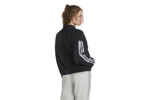 Felpa con zip integrale in pile ad alto spessore Adidas donna ADIDAS | Felpe | JM1891-